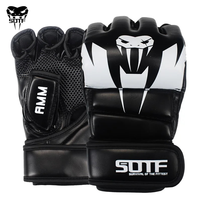 MMA Training Gloves – Open Palm | Sparring & Bag Work (Unisex)
