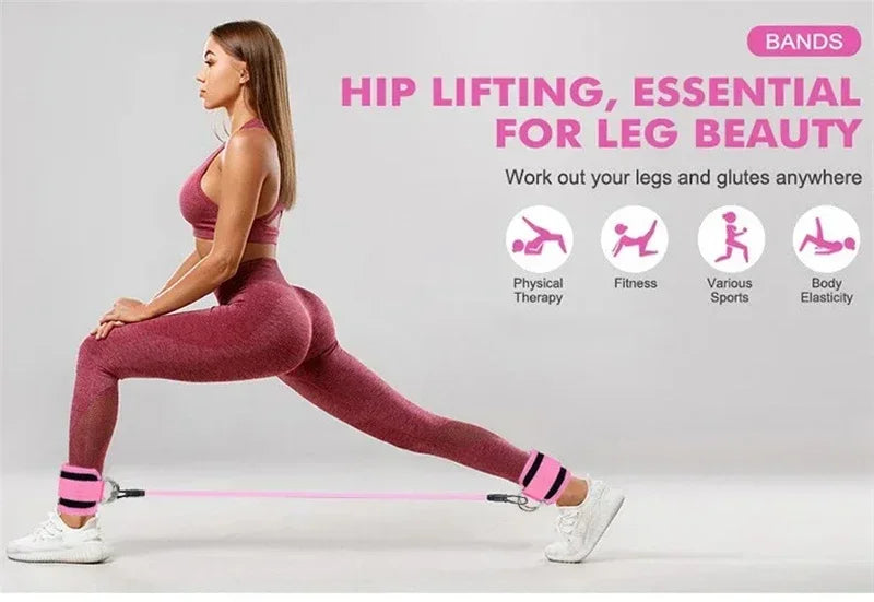 Ankle Straps Resistance Set – Buckles Only or Full Rope Kit