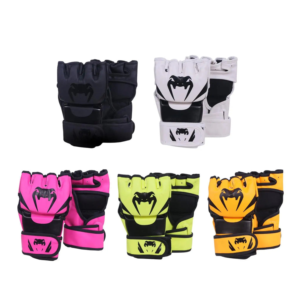 MMA Training Gloves – PU Leather | Sparring & Kickboxing (Unisex)