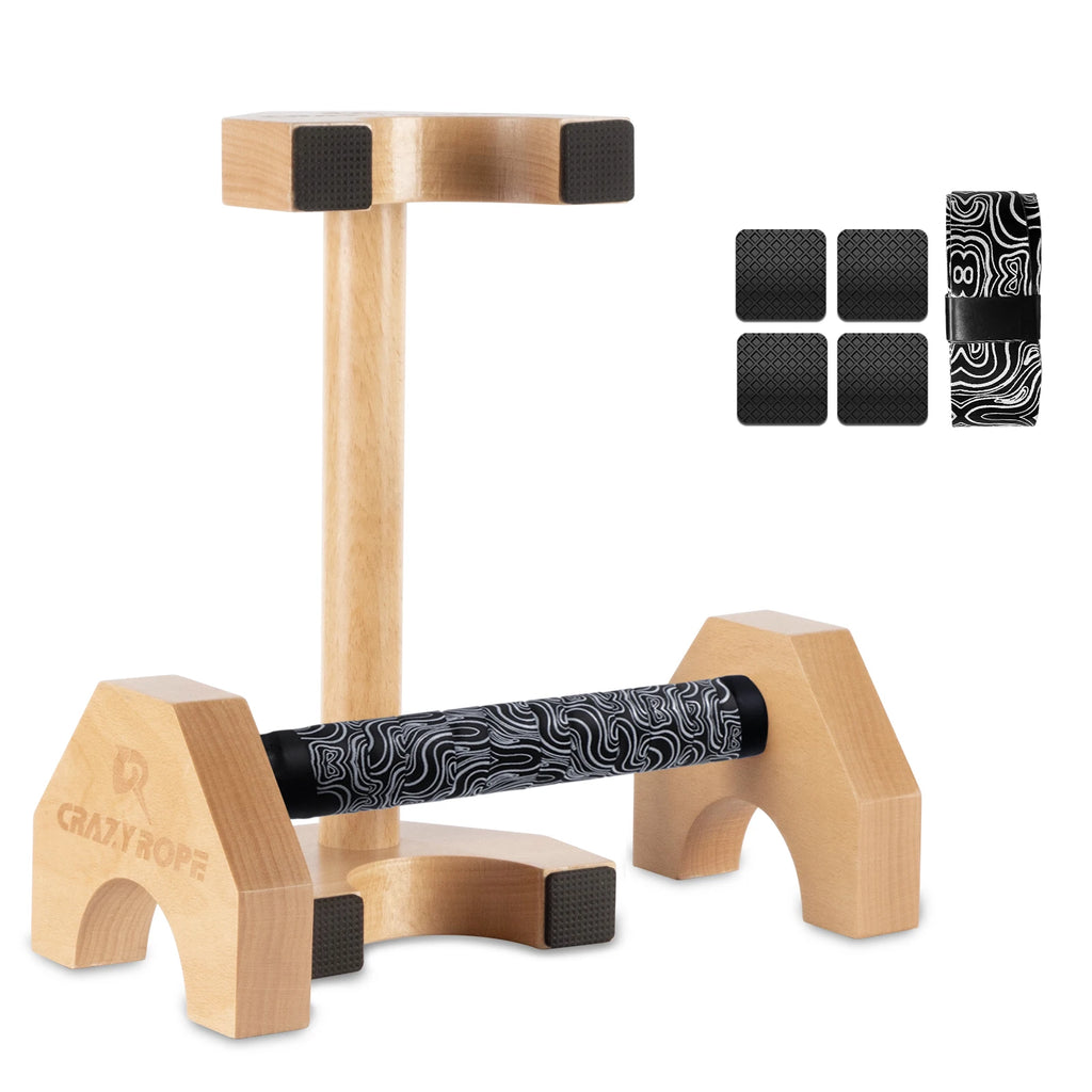 Wooden Parallettes PRO – Handstand, Push-Ups & Calisthenics Strength Training