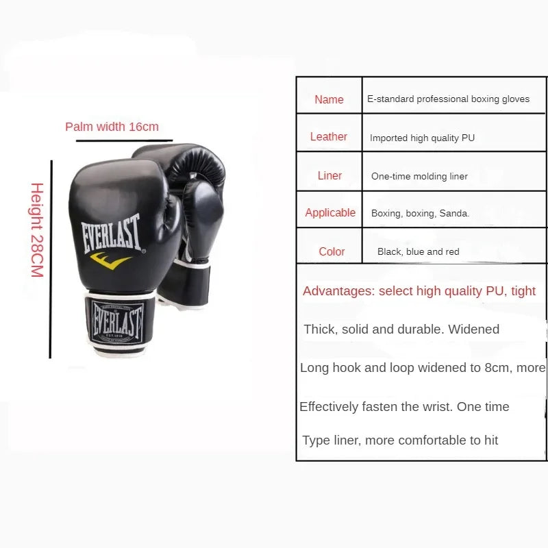 Everlast Training Boxing Gloves (6oz–12oz) – Free Shipping