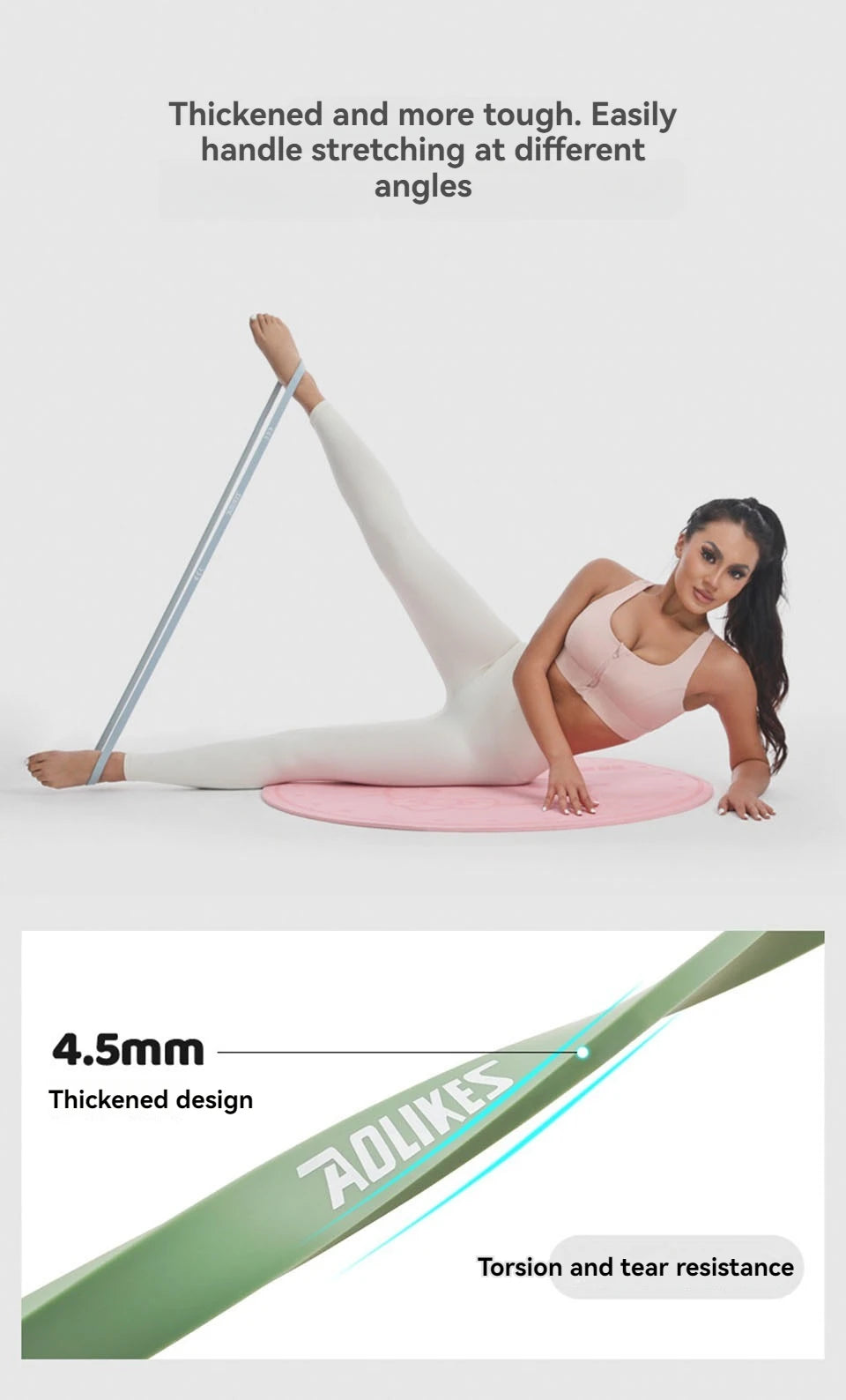 Premium Fabric Resistance Band (1 PC) – Home & Gym Training