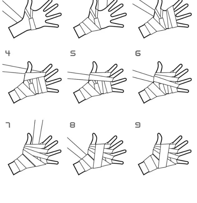 Venom Boxing Hand Wraps – 3M & 5M | Wrist & Knuckle Support