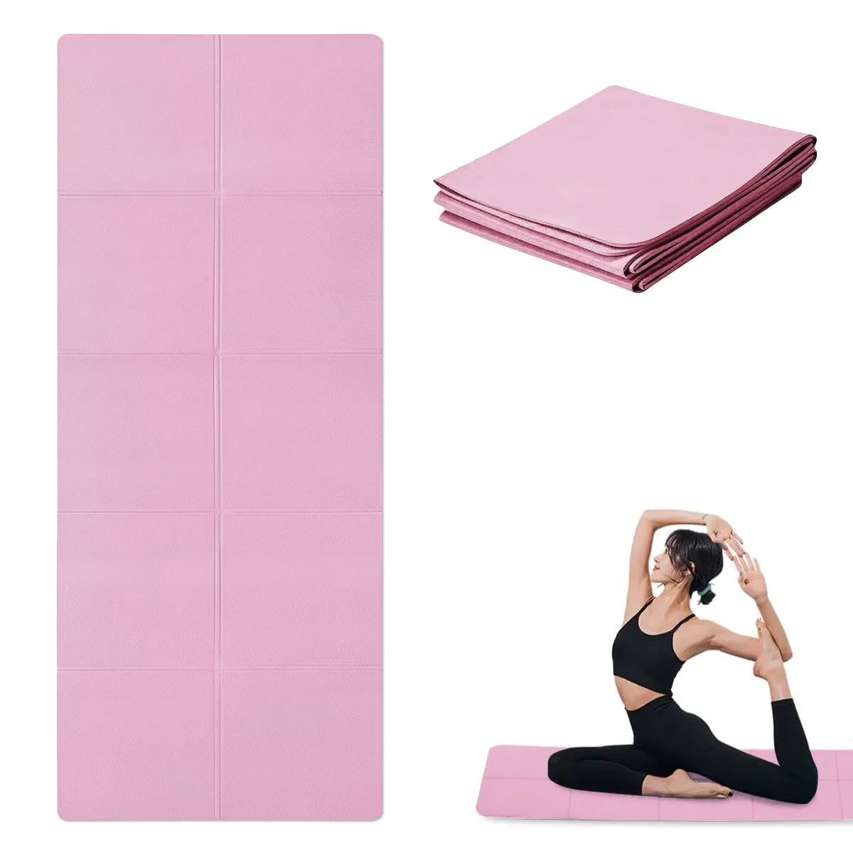 Non-Slip Yoga & Pilates Mat – 3mm / 4mm / 6mm Fitness Exercise Pad