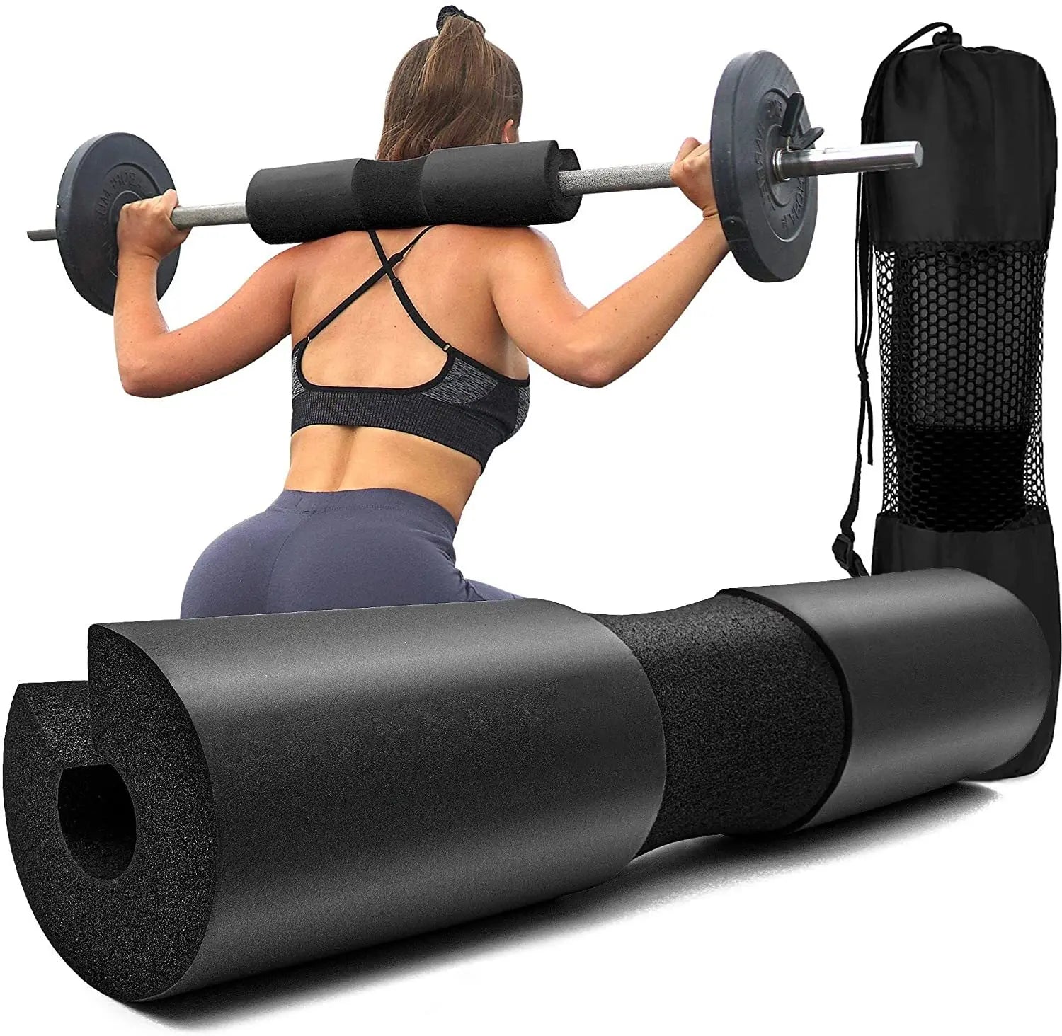 Hip Thrust Barbell Pad – Squat & Shoulder Protection