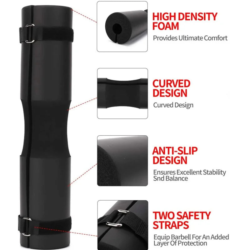 Hip Thrust Barbell Pad – Squat & Shoulder Protection