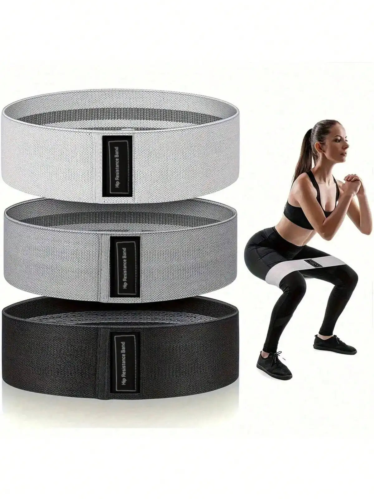 Fabric Resistance Hip Band – Single or 3-Pack | Glutes & Legs