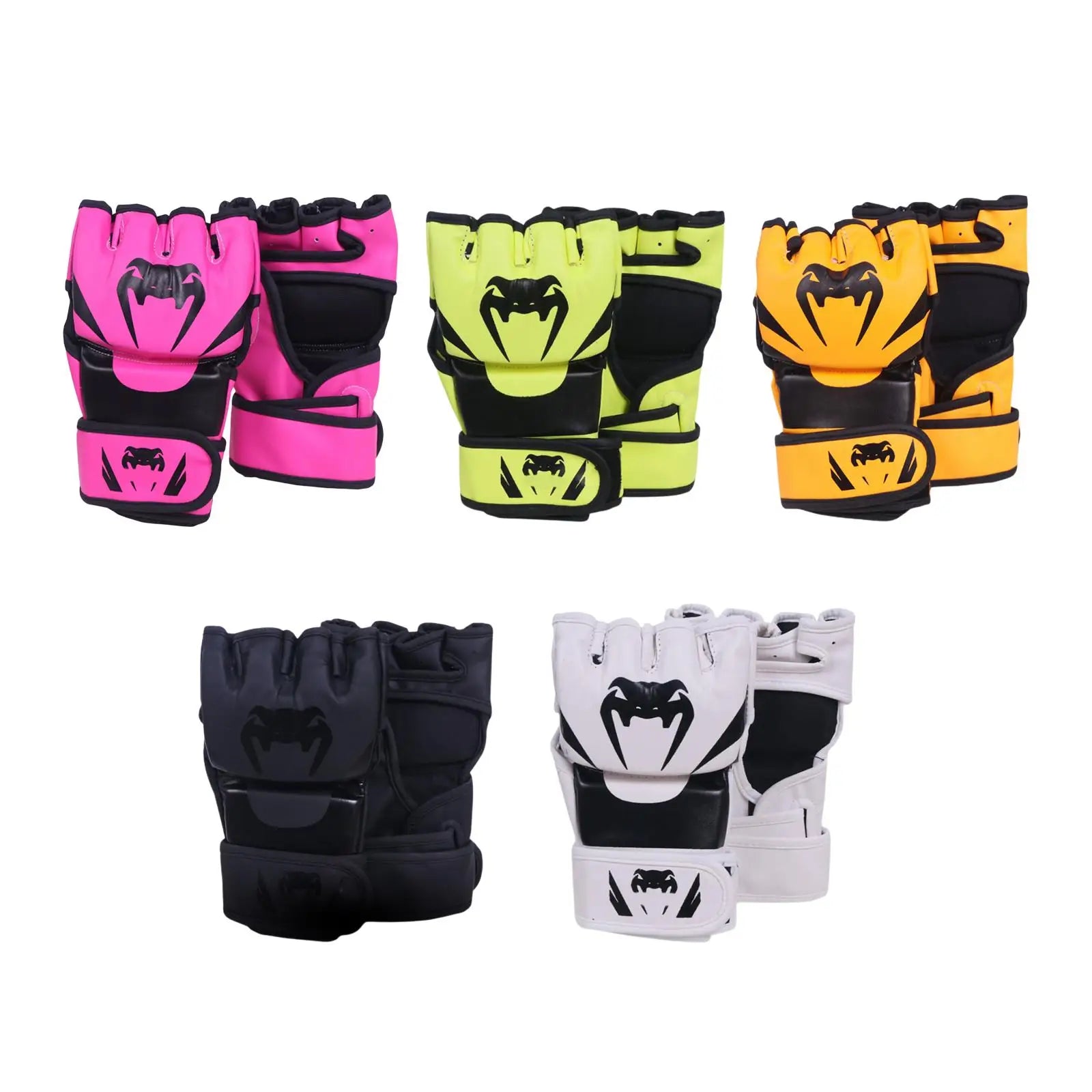 MMA Training Gloves – PU Leather | Sparring & Kickboxing (Unisex)